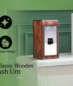 Black Cat Memorial Urns For Ashes - Wooden Box Urns For Pet Ashes